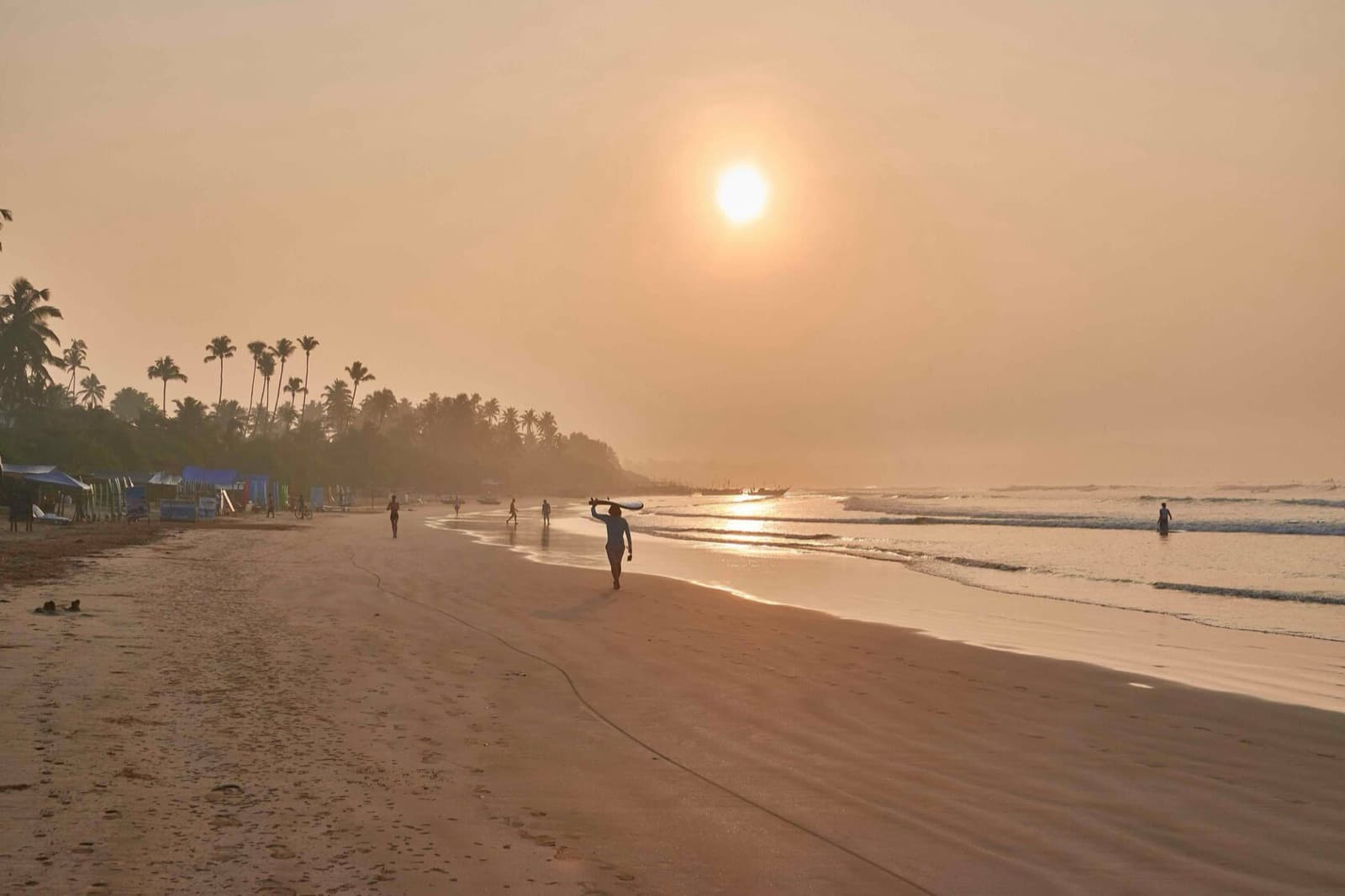 Sunset on Weligama beach